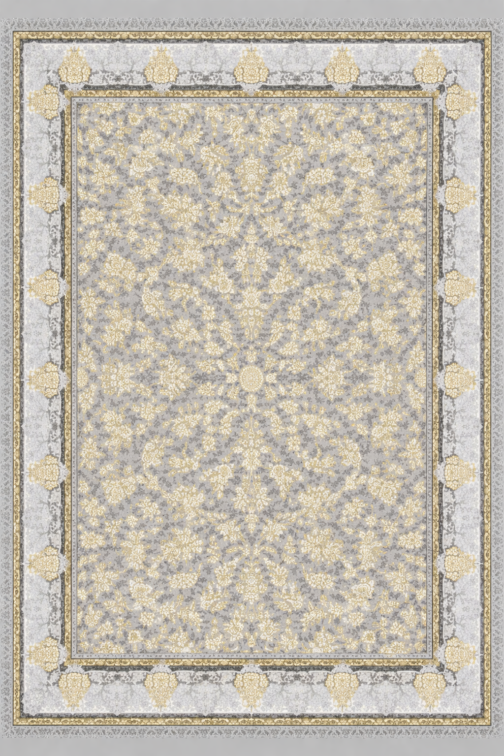 Light golden leaves carpet