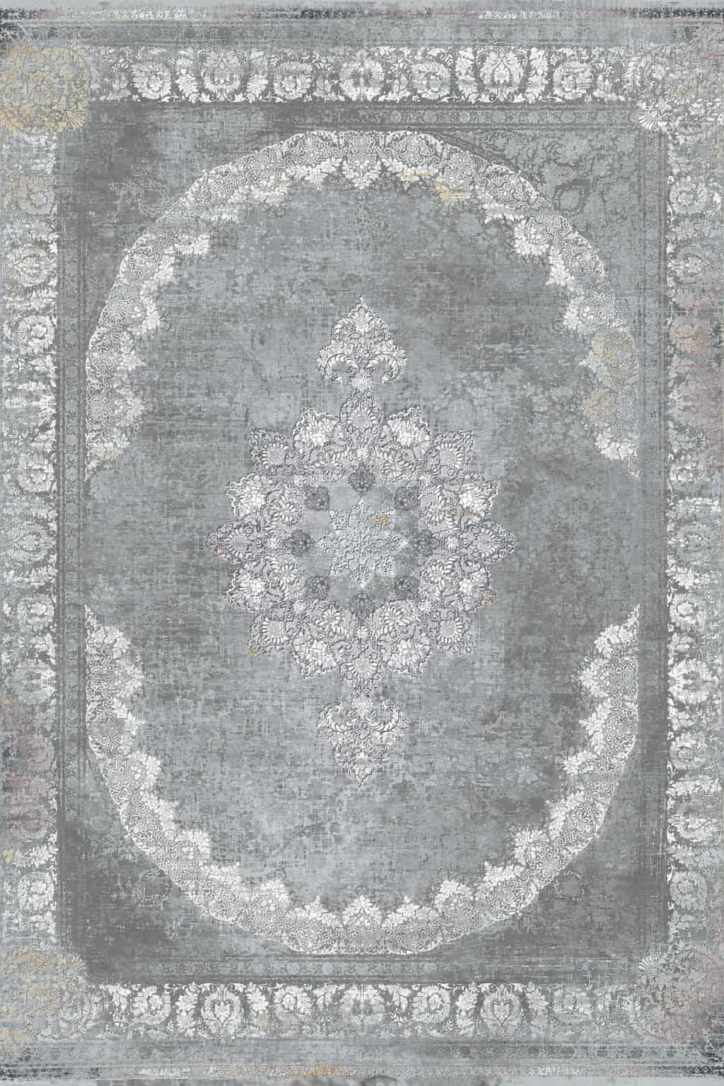 Color spots grey carpet