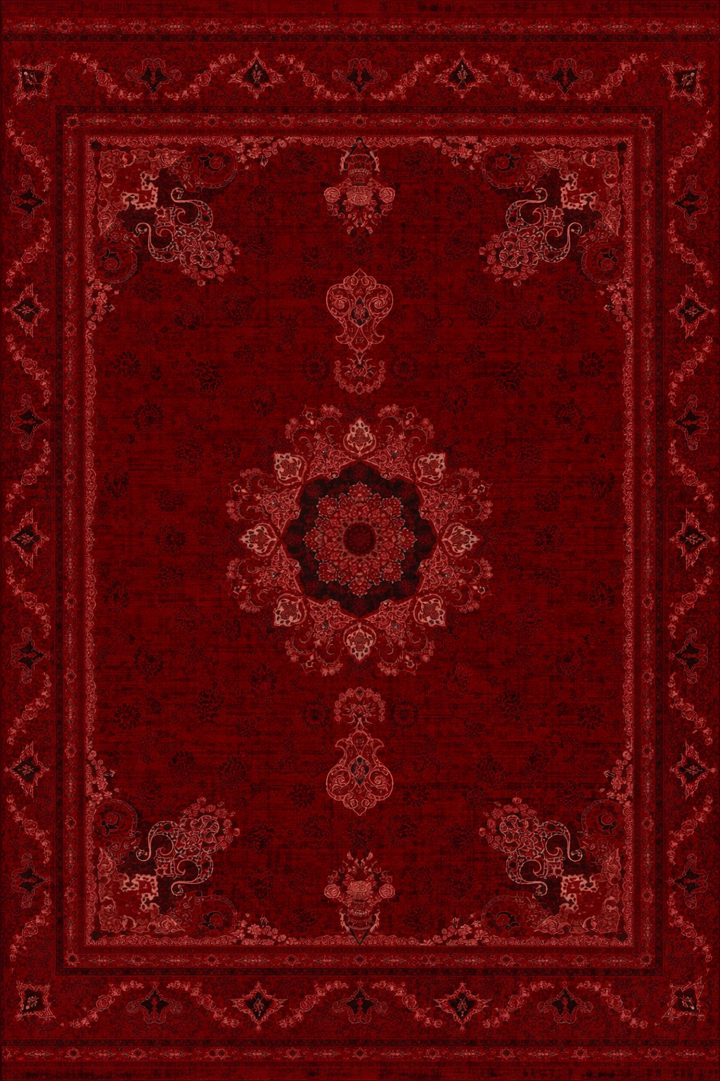 Persian red carpet
