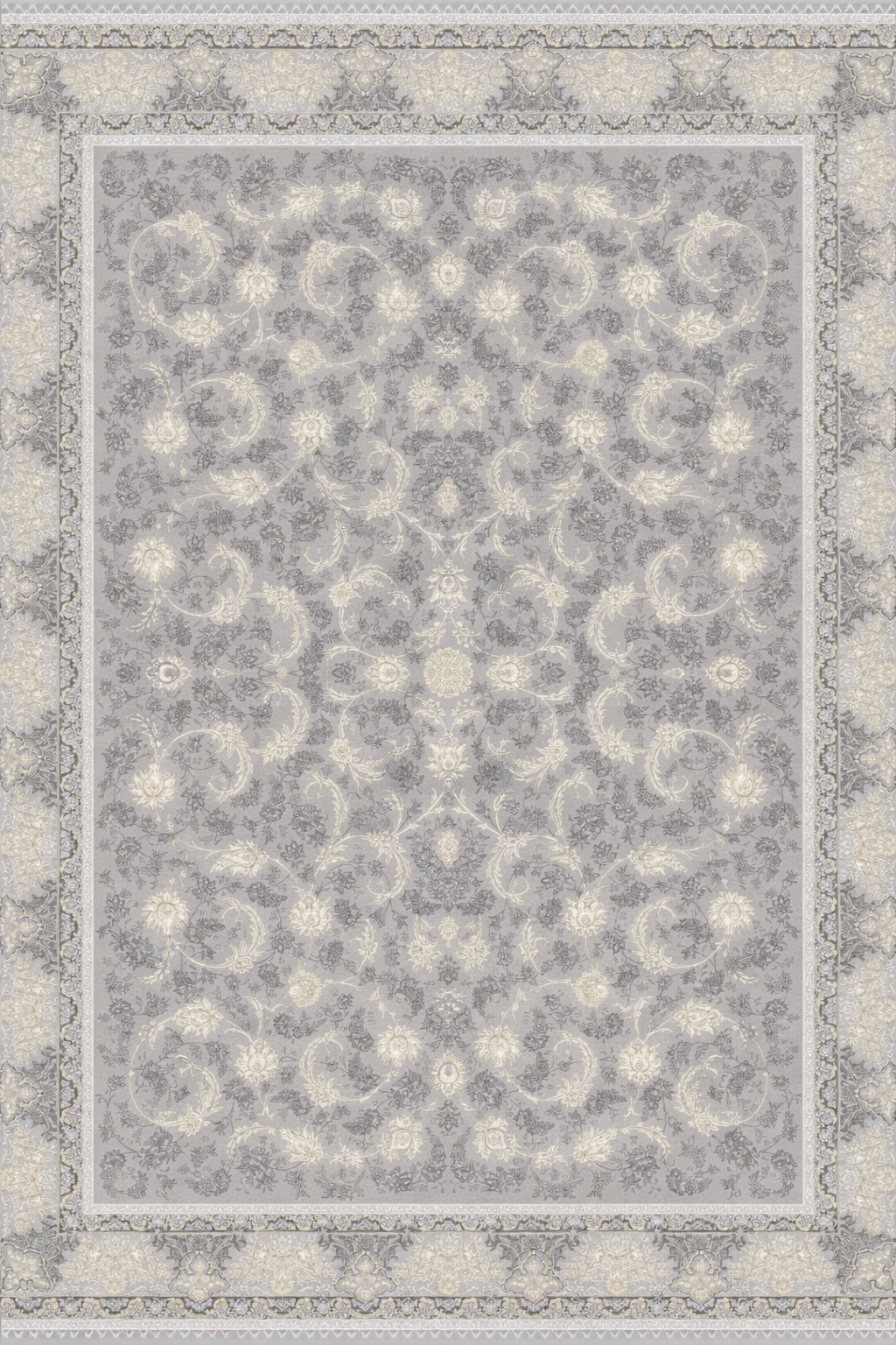 White leaves carpet